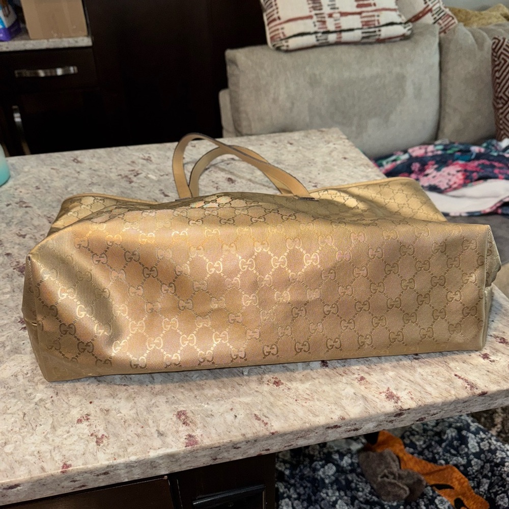 PRICE DROP!!! GUCCI GOLD IMPRIME GG Monogram - Picture 11 of 14